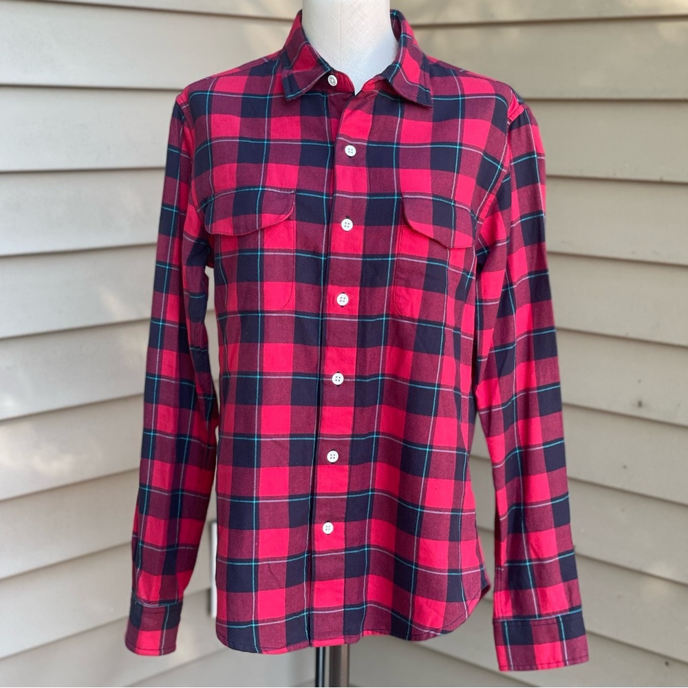 Bonobos Slim Fit Plaid Flannel Shirt Men’s Medium